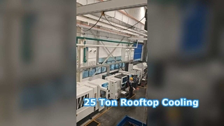 HLK-Anlage auf dem Dach, Kühlung und Heizung, Klimaanlage