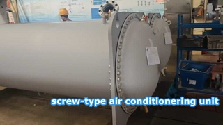 HLK-Einheit auf dem Dach mit 20–25 Tonnen Kühlleistung