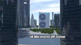 Ultrakompaktes V8-Mini-VRF-System | Kraftvoller Komfort für moderne Villen